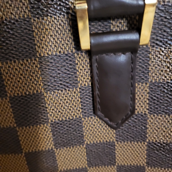 (SOLD)Vintage Authentic Louis Vuitton Damier ebene Venice Sac Plat PM - Picture 11 of 12